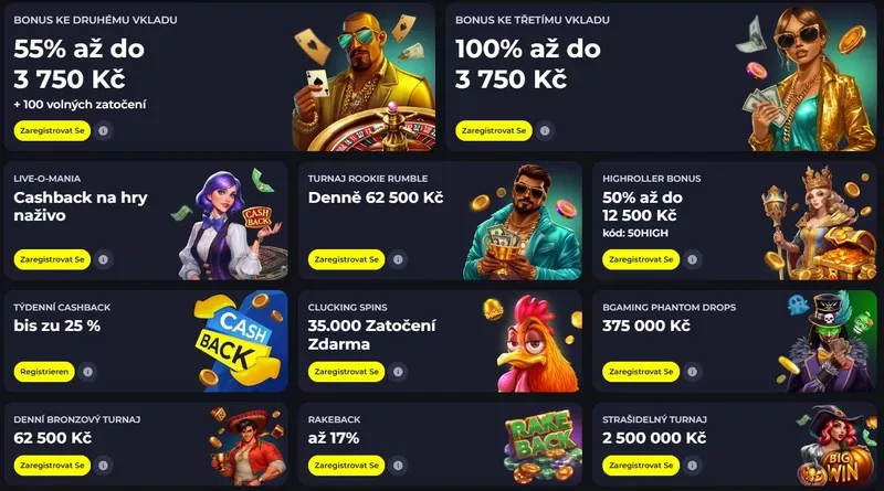 BDMbet výběry